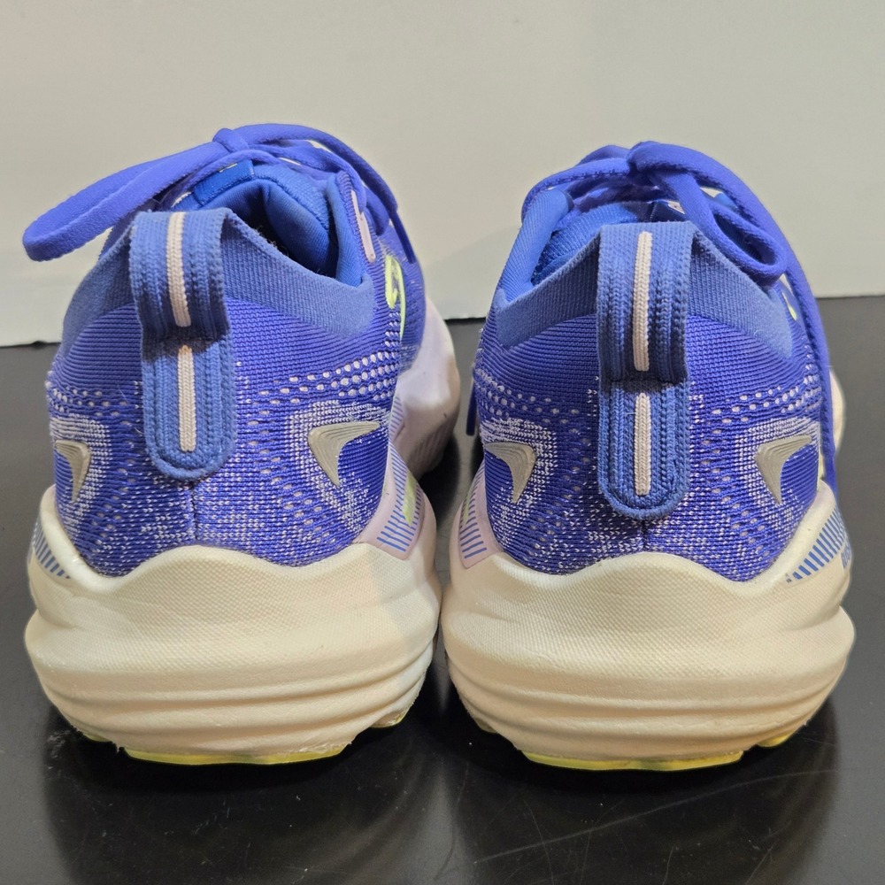 Brooks Glycerin GTS 22 Running Shoes Womens 8.5B Blue Lime Sneakers 1204351B440 - Picture 8 of 12